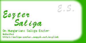 eszter saliga business card